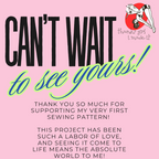 THANKS GIRL BIKINI TOTE SEWING PATTERN