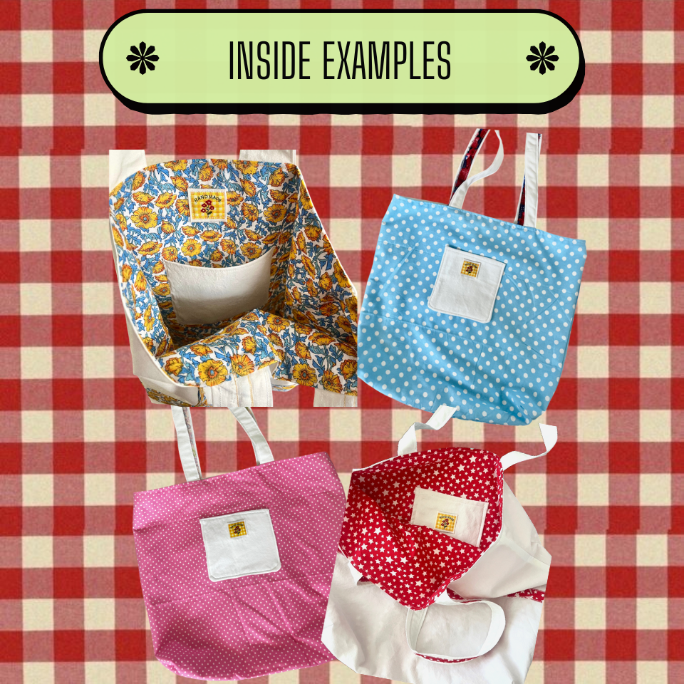 Custom Bikini Tote — Choose Your Color & Pattern (Surprise Fabrics!)
