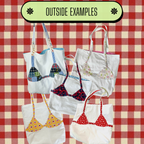 Custom Bikini Tote — Choose Your Color & Pattern (Surprise Fabrics!)